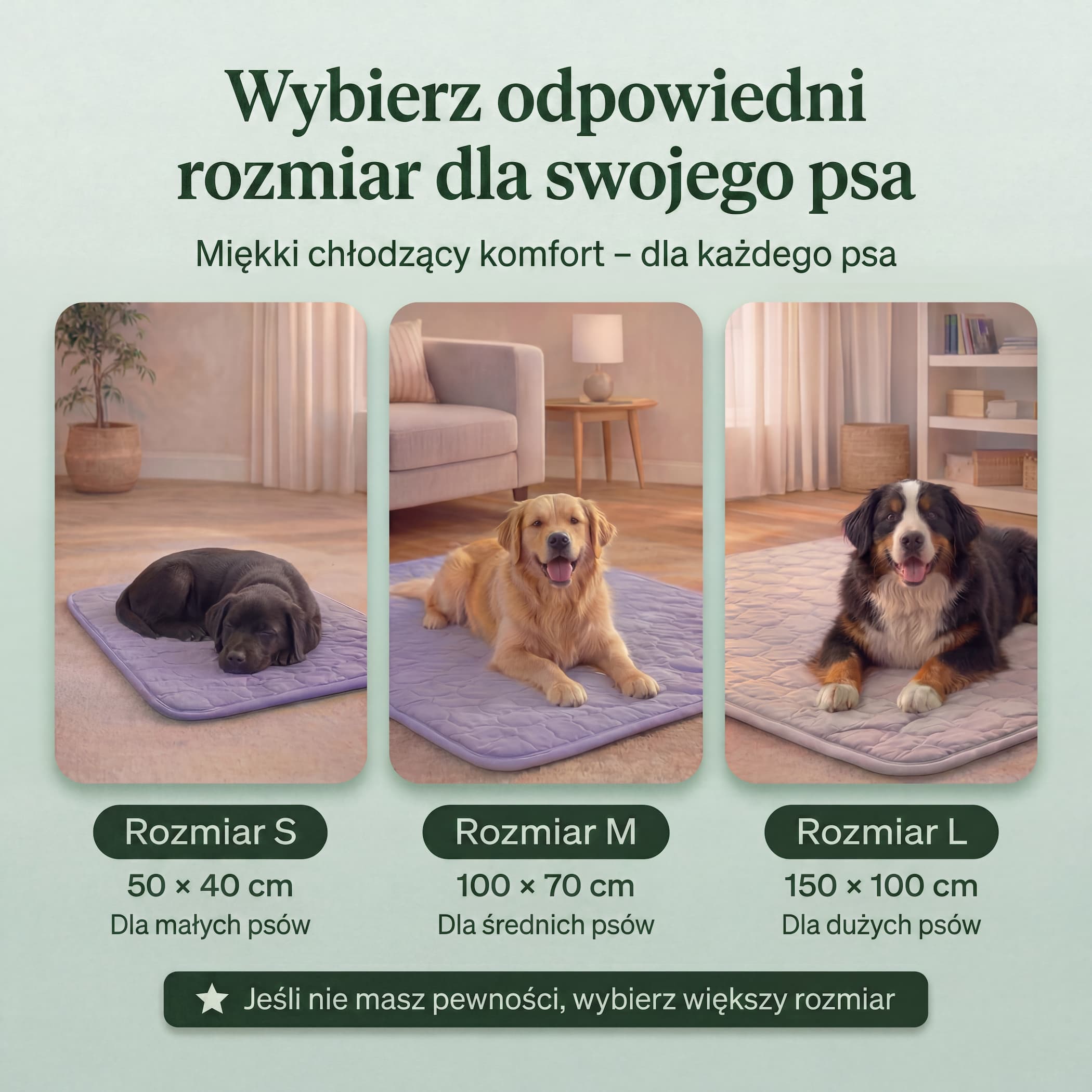 Chłodząca mata dla psa